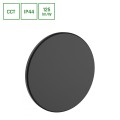 PIATTA 12W CCT 230V IP44 180x47MM CZARNY OKRĄGŁA ELEWACYJNA