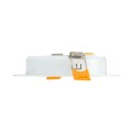 DURE 3 DOWNLIGHT 8W WW 230V 110st IP54 IK06 118x31 BIAŁY okrągła zasilacz zintegrowany