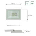 NOCTIS LUX 3 NAŚWIETLACZ 30W CW 230V IP65 150x110x27 BIAŁY