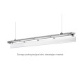 LIMEA LED TUBE SLIM HERMETYK G13 2x120 250V IP65 1310x90x63 mm SZARY