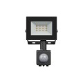 NOCTIS LUX 4 NAŚWIETLACZ 10W NW 230V IP44 94x150x53mm CZARNY czujnik ruchu PIR