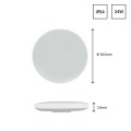 NYMPHEA BLACK &amp; WHITE RINGS 24W CW 230V 115st IP54 FI320x52 BIAŁY/CZARNY OKRĄGŁA