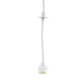 CHLOE SLIM MR11 ZWIESZANA BAZA 250V IP20 40x500+1m kabel BIAŁY regulowany kąt świecenia