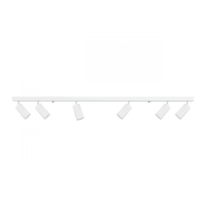 MADARA MINI BAZA 6xGU10 1196x54x161 mm prostokąt BIAŁA