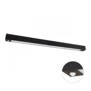 ALLDAY LED TUBE 1200 250V 1250X65X70MM CZARNY CZUJNIK RUCHU PIR
