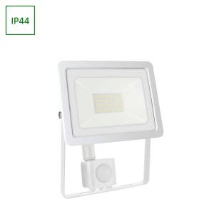 NOCTIS LUX 2 NAŚWIETLACZ 30W NW 230V IP44 188x160x28mm BIAŁY czujnik ruchu PIR