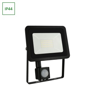 NOCTIS LUX 2 NAŚWIETLACZ 30W NW 230V IP44 188x160x28mm CZARNY czujnik ruchu PIR