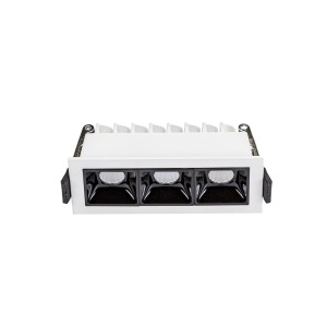 GRID - Model M - oprawa podtynkowa 47x45x106 mm, 8W, 45, kolor biały