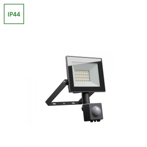 NOCTIS LUX 4 NAŚWIETLACZ 20W WW 230V IP44 116x174x53mm CZARNY czujnik ruchu PIR