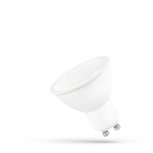 LED GU10 230V 10W SMD CW z MLECZNĄ SZYBKĄ biała S PECTRUM