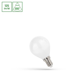 LED KULKA E-14 230V 6W COG WW MILKY SPECTRUM
