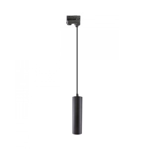MADARA MINI II GU10 ZWIS NA SZYNOPRZEWÓD 3F 230V IP20 fi55*200mm CZARNY kabel 1m