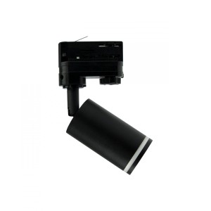 MADARA MINI RING II GU10 NA SZYNOPRZEWÓD 3F GU10 250V IP20 55x110x185mm CZARNY