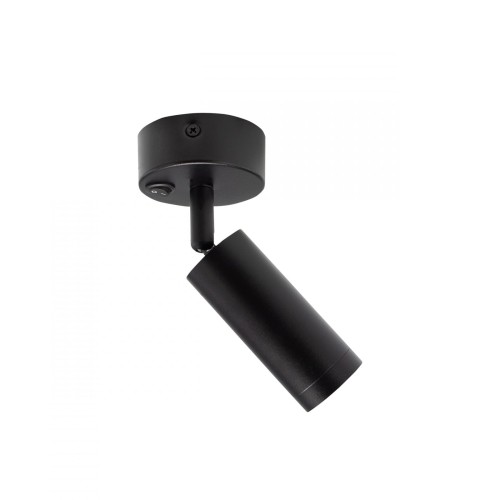 MADARA SLIM MR11 SWITCH BAZA 230V IP20 36x95x165 CZARNY baza 60x25 z włącznikiem
