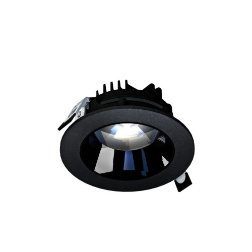 MIRROR - Model M - oprawa podtynkowa, 14W, 30, 130x58 mm, kolor czarny