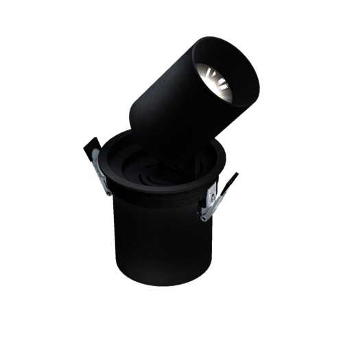 IN OUT - Model M - oprawa wysuwana, 12W, 36, 100x110 mm, kolor czarny