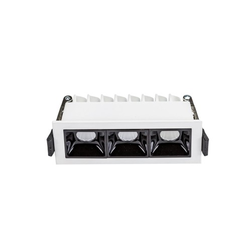 GRID - Model M - oprawa podtynkowa 47x45x106 mm, 8W, 45, kolor biały DIM