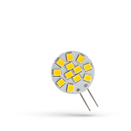 LED G4 12V 1,2W 12 LED WW 20mm SPECTRUM