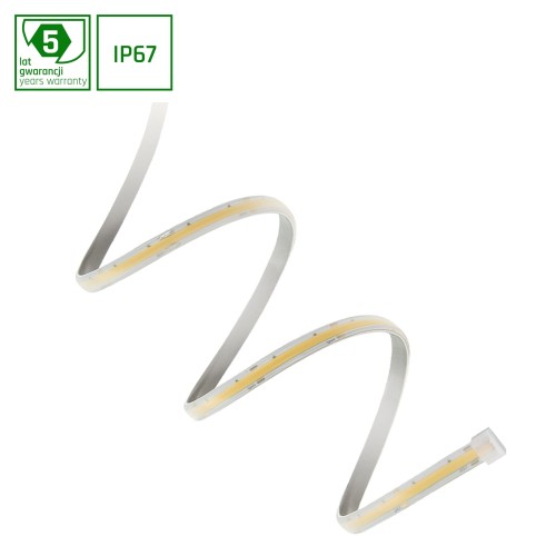 PASEK LED 55W/5m COB 24V NW 5 LAT 1M (ROLKA 5M) - w silikonie mattcoated IP67
