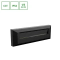 ENCANTA ASYMMETRIC 6W CCT 230V IP54 230x80x30MM CZARNY NATYNKOWA ELEWACYJNA