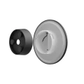 PIATTA 12W CCT 230V IP44 180x47MM CZARNY OKRĄGŁA ELEWACYJNA
