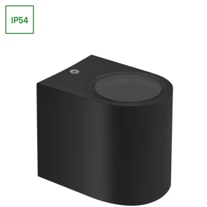 PARETE GU10 X1 JEDNOKIERUNKOWY KINKIET 250V IP54 80 x 73 x 95mm CZARNY