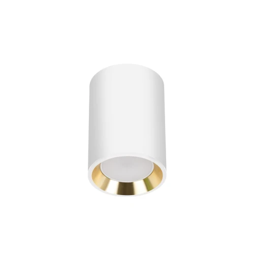 CHLOE GU10 MINI NATYNKOWA GU10 250V IP20 70x100mm BIAŁY, ŚRODEK ZŁOTY okrągła