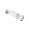 CHLOE GU10 MINI NATYNKOWA GU10 250V IP20 70x100mm BIAŁY, ŚRODEK ZŁOTY okrągła
