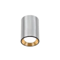 CHLOE GU10 MINI NATYNKOWA GU10 250V IP20 70x100mm SREBRNY, ŚRODEK ZŁOTY okrągła