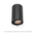CHLOE GU10 SPOT NATYNKOWA GU10 250V IP20 80x130mm CZARNY okrągła ruchoma