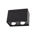 CHLOE DUO GU10 X2 NATYNKOWA GU10 250V IP20 97x185x125mm CZARNY prostokątna ruchoma