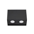 CHLOE DUO GU10 X2 NATYNKOWA GU10 250V IP20 97x185x125mm CZARNY prostokątna ruchoma