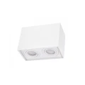 CHLOE DUO GU10 X2 NATYNKOWA GU10 250V IP20 97x185x125mm BIAŁY prostokątna ruchoma