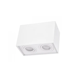 CHLOE DUO GU10 X2 NATYNKOWA GU10 250V IP20 97x185x125mm BIAŁY prostokątna ruchoma