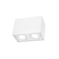 CHLOE DUO GU10 X2 NATYNKOWA GU10 250V IP20 97x185x125mm BIAŁY prostokątna ruchoma