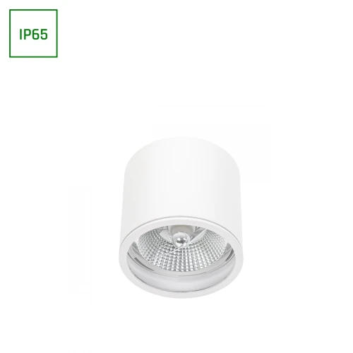 CHLOE AR111 NATYNKOWA GU10 250V IP65 120x115mm BIAŁY okrągła nieruchoma
