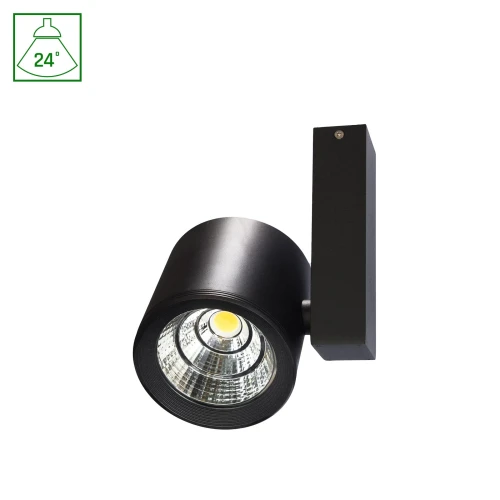 CHLOE COB LED 230V 16W IP20 24st WW SUFITOWE czarne