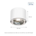 CHLOE AR111 NATYNKOWA GU10 250V IP20 120x85mm BIAŁY okrągła nieruchoma