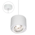 CHLOE AR111 ZWIESZANA GU10 250V IP20 139x100mm BIAŁY okrągła ruchoma baza okrągła