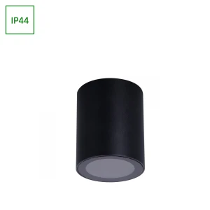 CHLOE GU10 NATYNKOWA GU10 250V IP44 70X90MM CZARNY OKRĄGŁA NIERUCHOMA