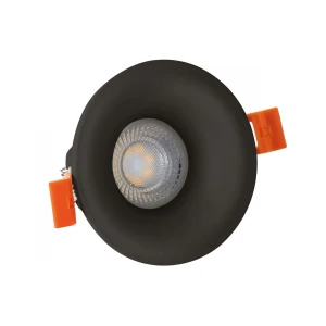FIALE V GU10 OCZKO GU10 250V IP20 FI85x35mm CZARNY okrągła