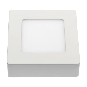 ALGINE ECO LED SQUARE 230V 6W IP20 WW SUFITOWE biała ramka NATYNKOWA
