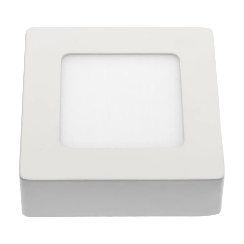 ALGINE ECO LED SQUARE 230V 6W IP20 CW SUFITOWE biała ramka NATYNKOWA