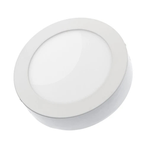 ALGINE ECO LED ROUND 230V 12W IP20 CW SUFITOWE biała ramka NATYNKOWA