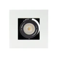 MIRORA GU10 NATYNKOWA GU10 250V IP20 145X145X85mm BIAŁY CZARNY kwadratowa ruchoma