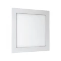 ALGINE ECO 12W CW 230V 120st IP20 IK06 170x170x22mm BIAŁY kwadrat. podtynkowa &amp;