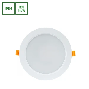 DURE 3 DOWNLIGHT 18W CW 230V 110st IP54 IK06 170x34 BIAŁY okrągła zasilacz zintegrowany