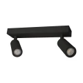 MADARA SLIM 2 X MR11 BAZA 230V IP20 260x54x160 CZARNY RUCHOMA