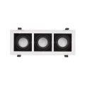 MODERN DAY MINI GU10 X 3 GU10 250V IP20 112x289x115mm BIAŁY, ŚRODEK CZARNY