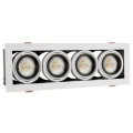 MODERN DAY MINI GU10 X 4 GU10 250V IP20 100x316x77mm BIAŁY, ŚRODEK CZARNY